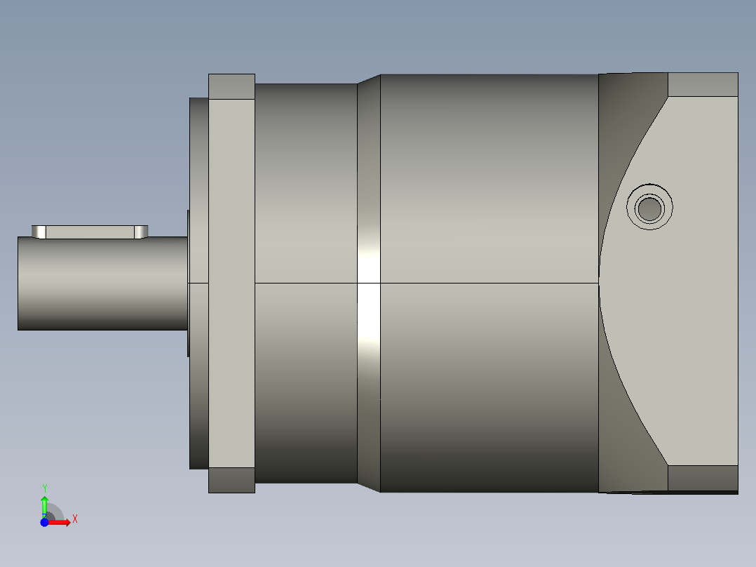 斜齿PHL090-L1 19-70-90-M6 CZ20.STEP前视图
