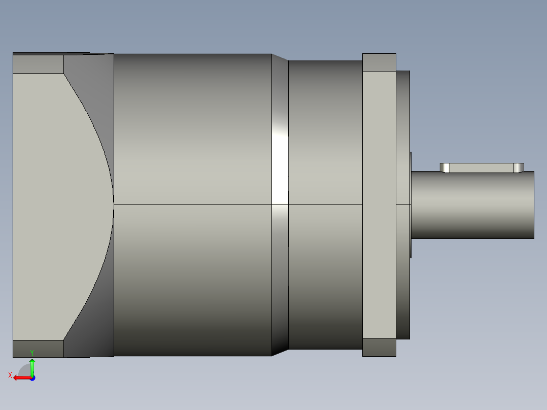 斜齿PHL090-L1 19-70-90-M6 CZ20.STEP后视图