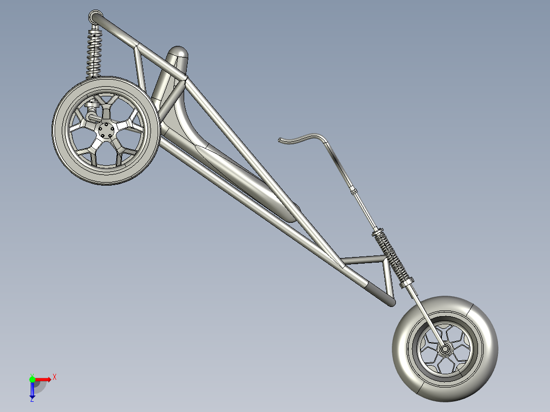 概念三轮车--stp俯视图