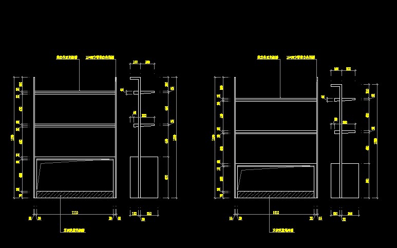 更新一套鞋店CAD+效果图（高清