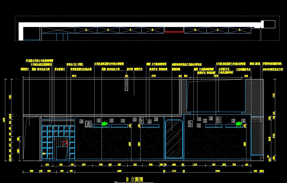 更新一套鞋店CAD+效果图（高清