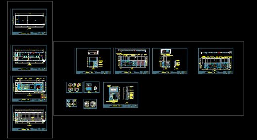 更新一套鞋店CAD+效果图（高清缩略图