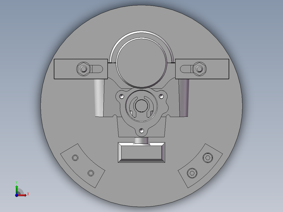柴油机主轴承盖机械加工工艺规程及工艺装备夹具设计【含CAD图和全套卡片】前视图