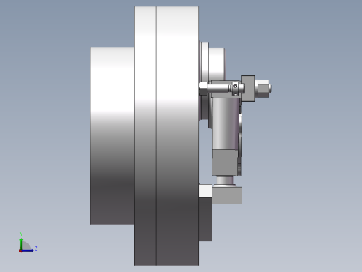 柴油机主轴承盖机械加工工艺规程及工艺装备夹具设计【含CAD图和全套卡片】左视缩略图