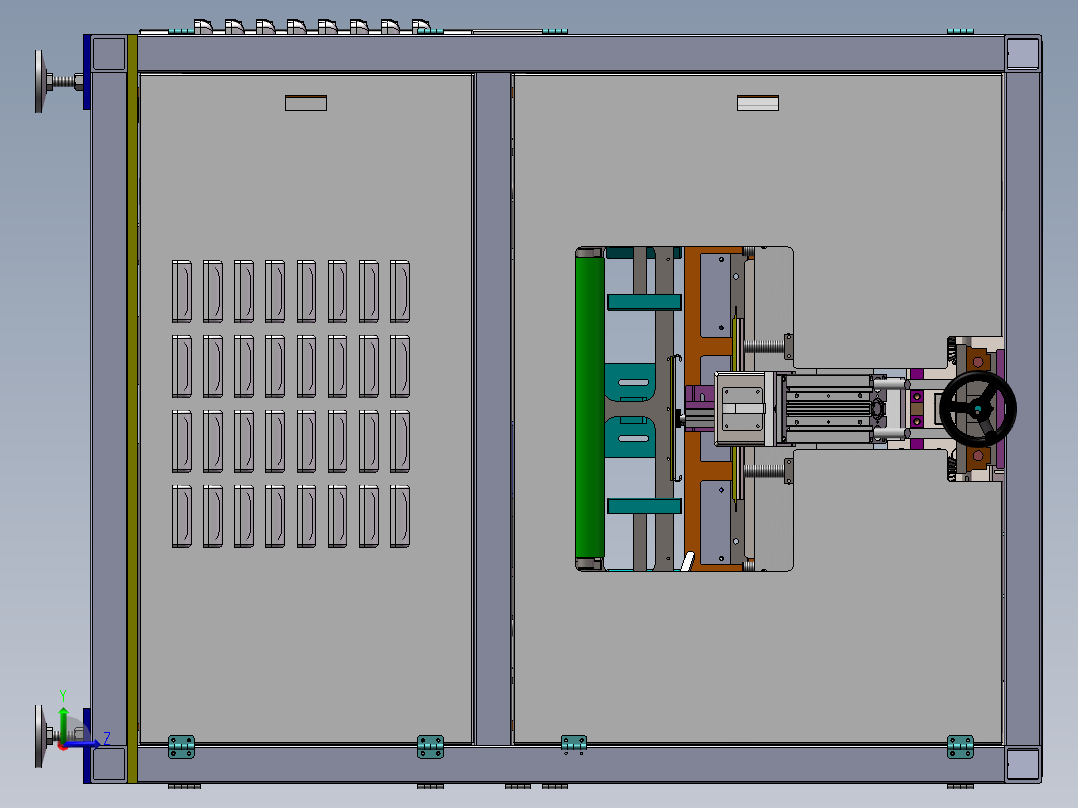 WFPO-25-00-00封口机总装左视图