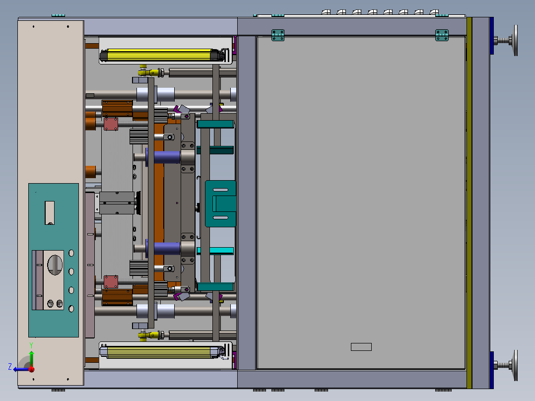 WFPO-25-00-00封口机总装右视图