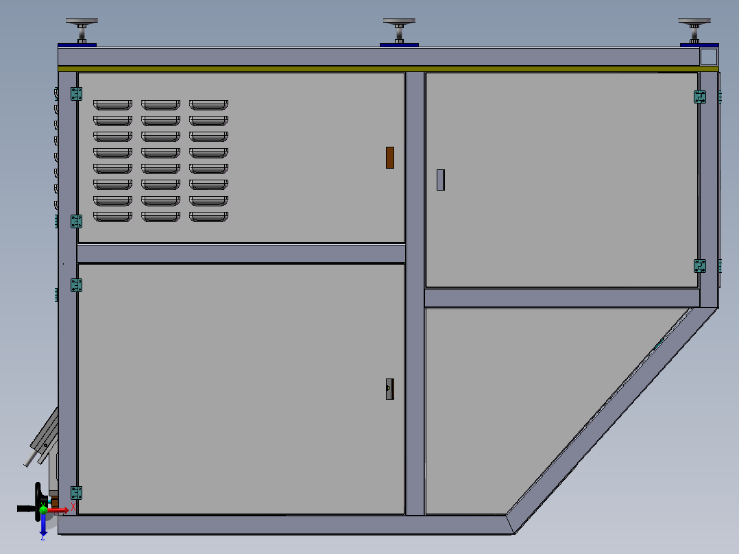WFPO-25-00-00封口机总装俯视图