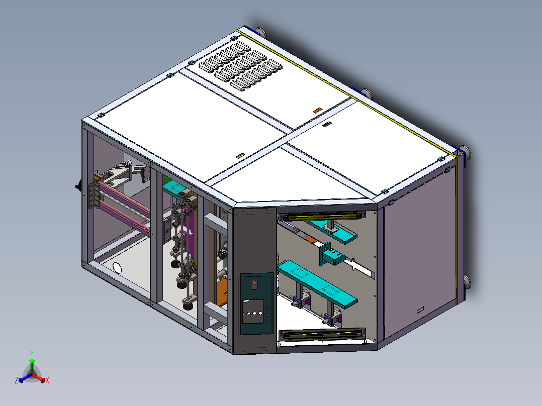 WFPO-25-00-00封口机总装正等轴测图