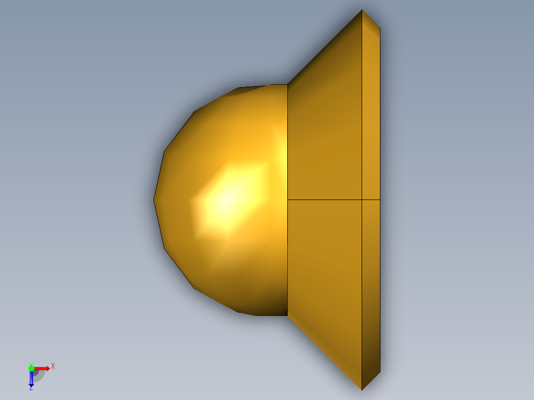 扩口式工业通用硬管接头Seal Bonnet 3GF-4俯视图