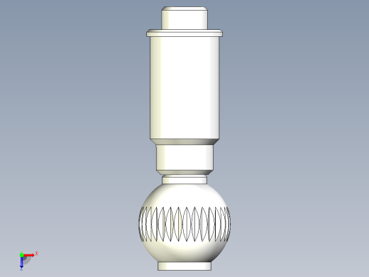 分割定位柱(精密型A)2213-3D多系列多零件图纸模型俯视缩略图