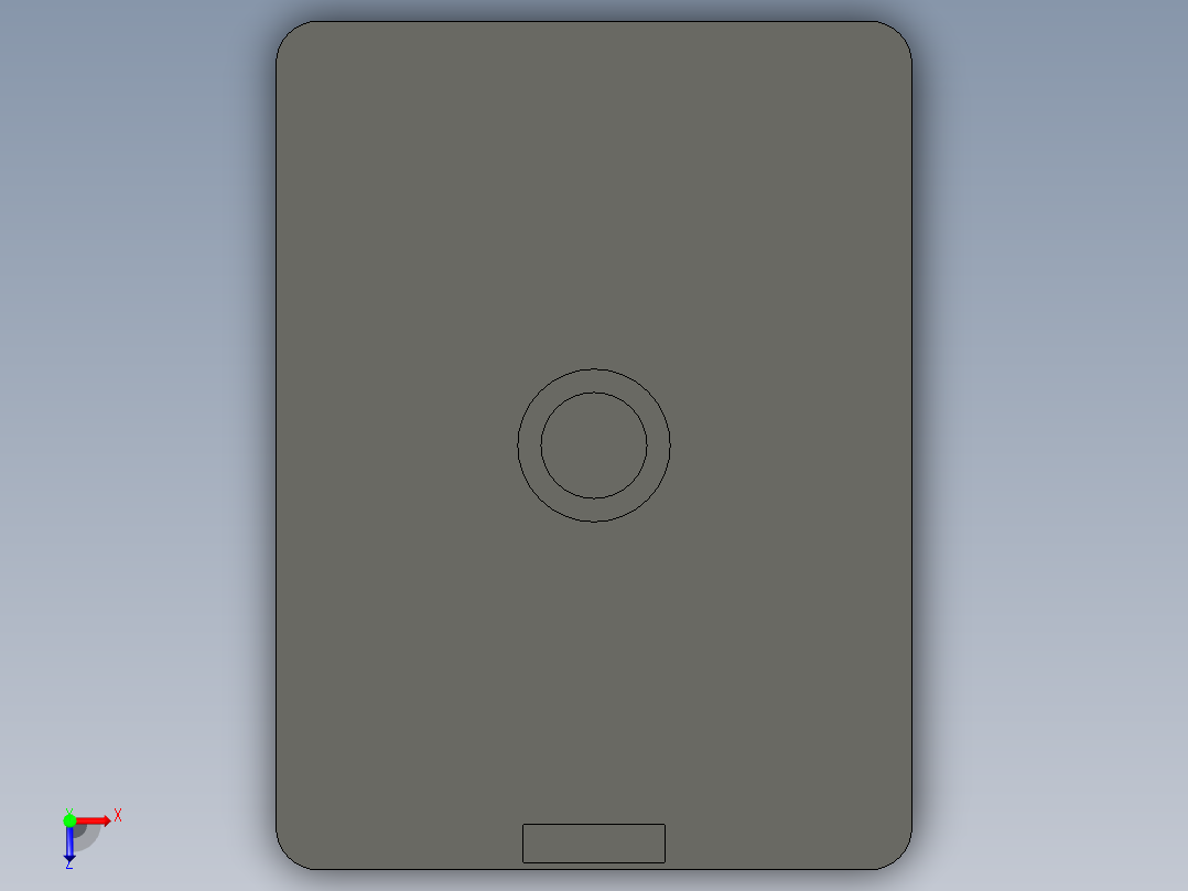 型材-BR 45X60 COVER CAP KJN515122俯视图