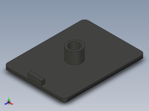 型材-BR 45X60 COVER CAP KJN515122正等轴测缩略图