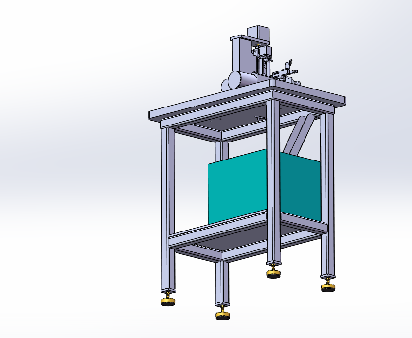 胶条切断机（sw18可编辑+工程图）