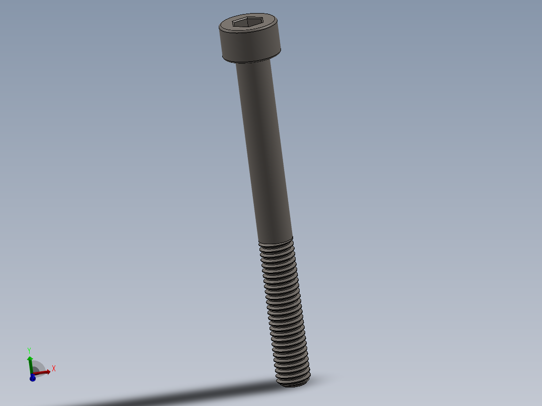 Screw_DIN_912_M5x50_A2.SLDPRT公制内六角螺钉