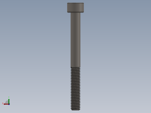 Screw_DIN_912_M5x50_A2.SLDPRT公制内六角螺钉后视缩略图