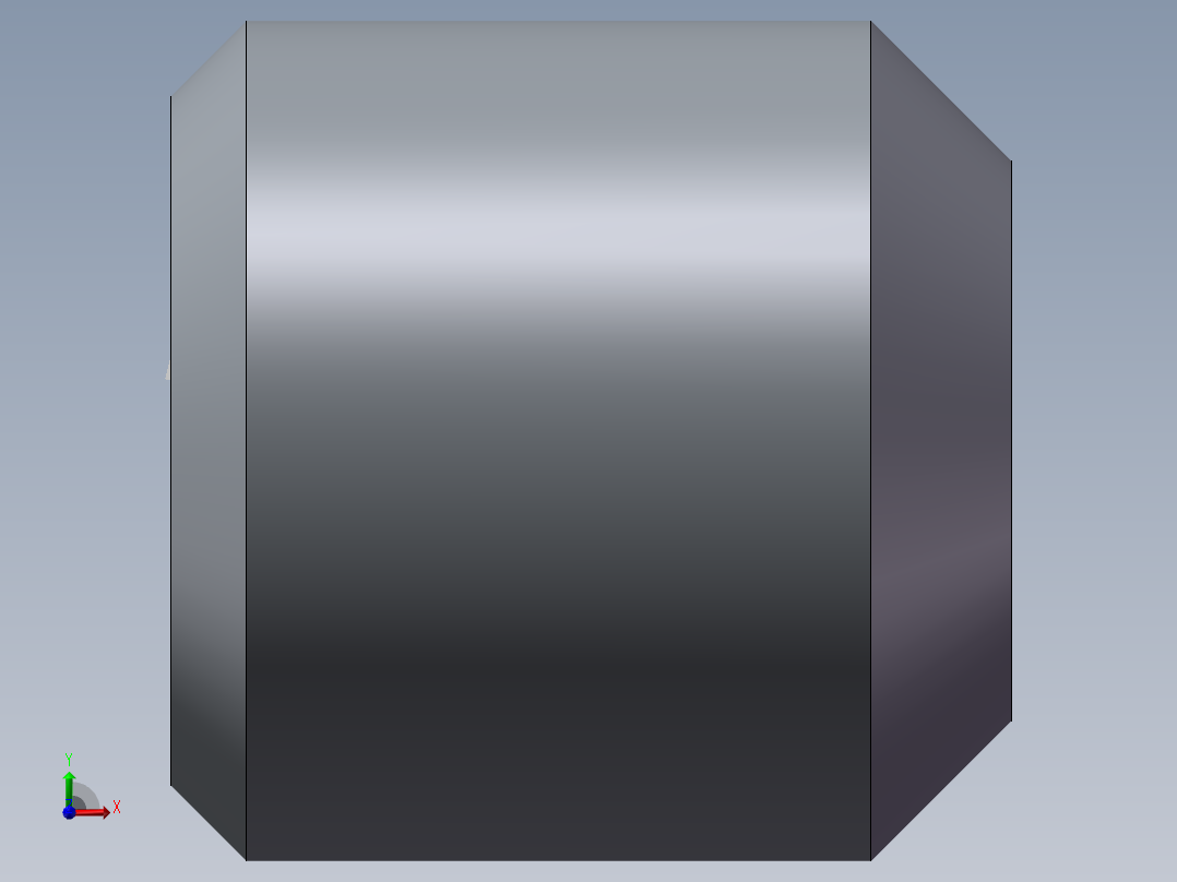 无头内六角螺丝 东明 全牙 M3-3 A2-70前视图