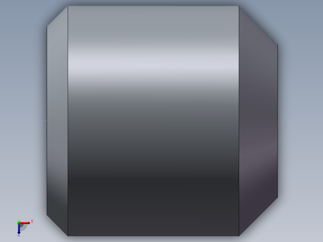 无头内六角螺丝 东明 全牙 M3-3 A2-70俯视图