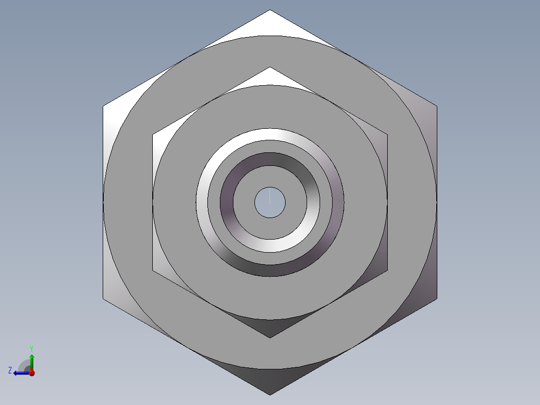 直通变径接头、2C-12-22右视图