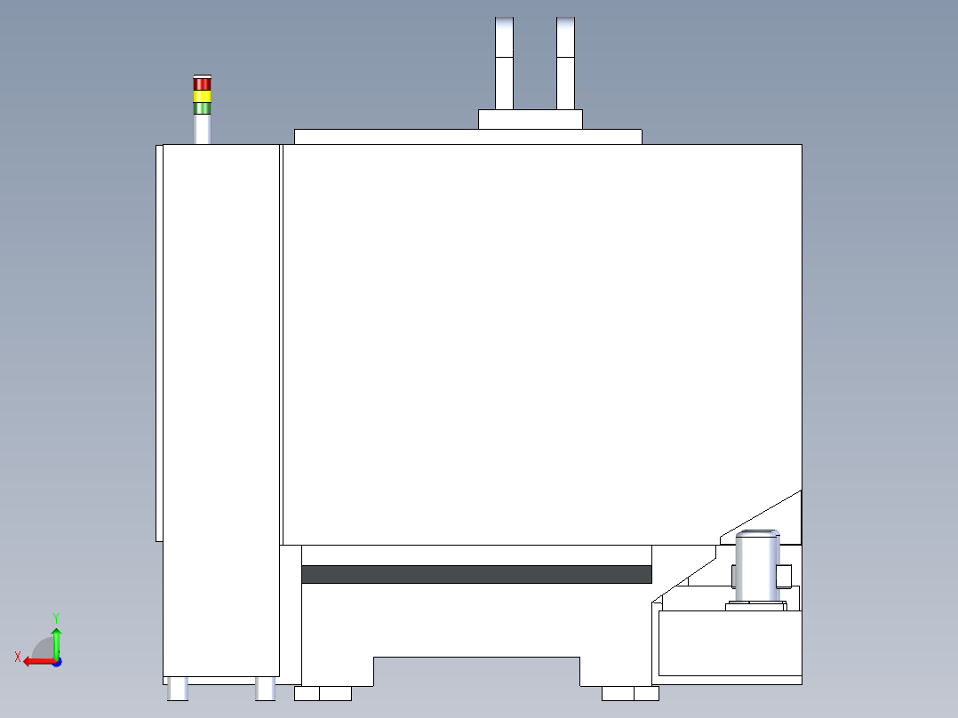 北京精雕JDGR200T型机床后视图