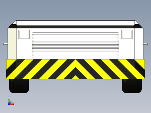 B3003421-飞行甲板拖拉机拖车前视缩略图