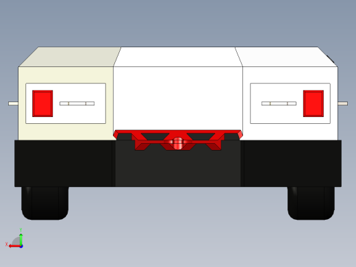 B3003421-飞行甲板拖拉机拖车后视缩略图
