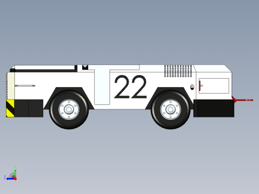 B3003421-飞行甲板拖拉机拖车右视缩略图