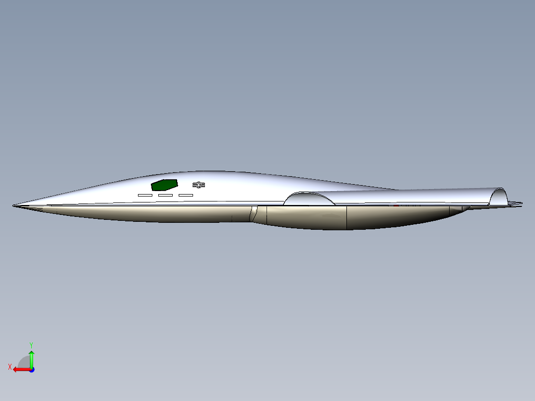 宇宙飞船(67)右视图