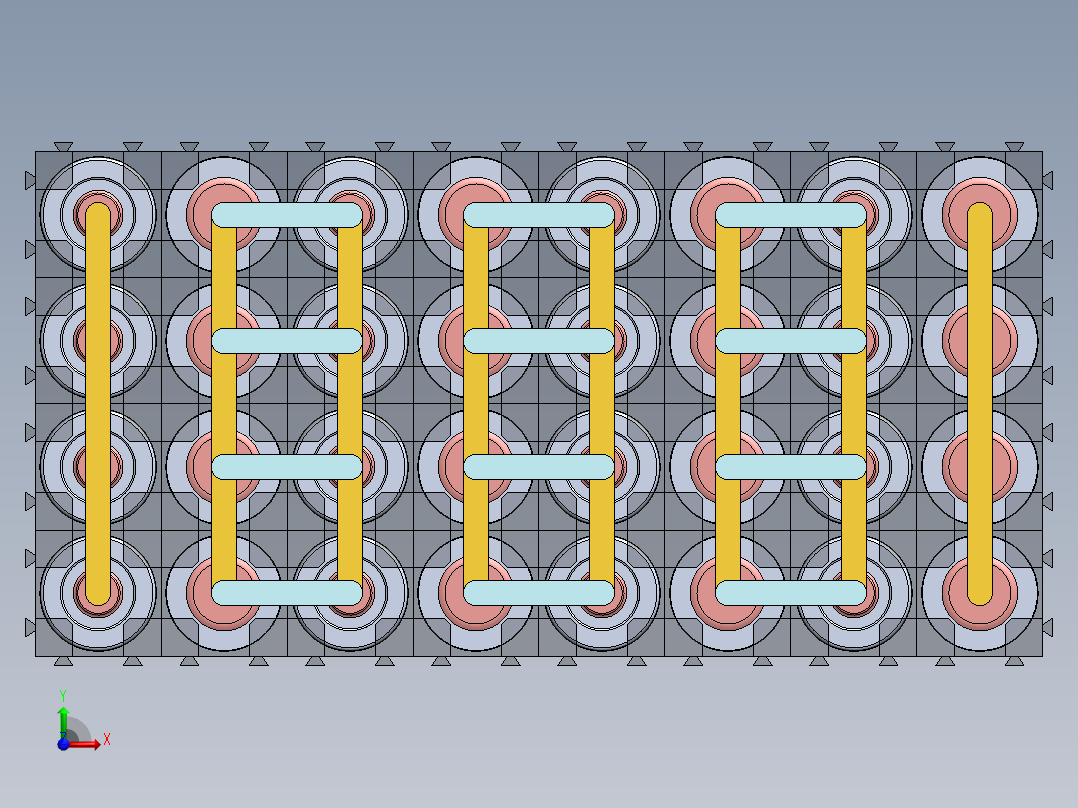 电池仓、电池(56)前视图
