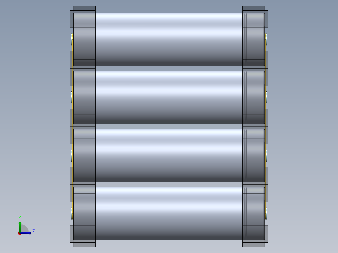 电池仓、电池(56)左视图