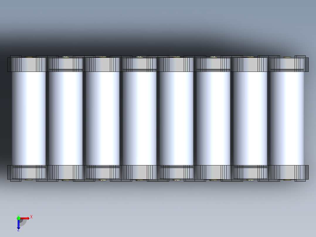 电池仓、电池(56)俯视图