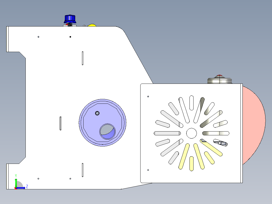 B3004026-呼吸机左视图