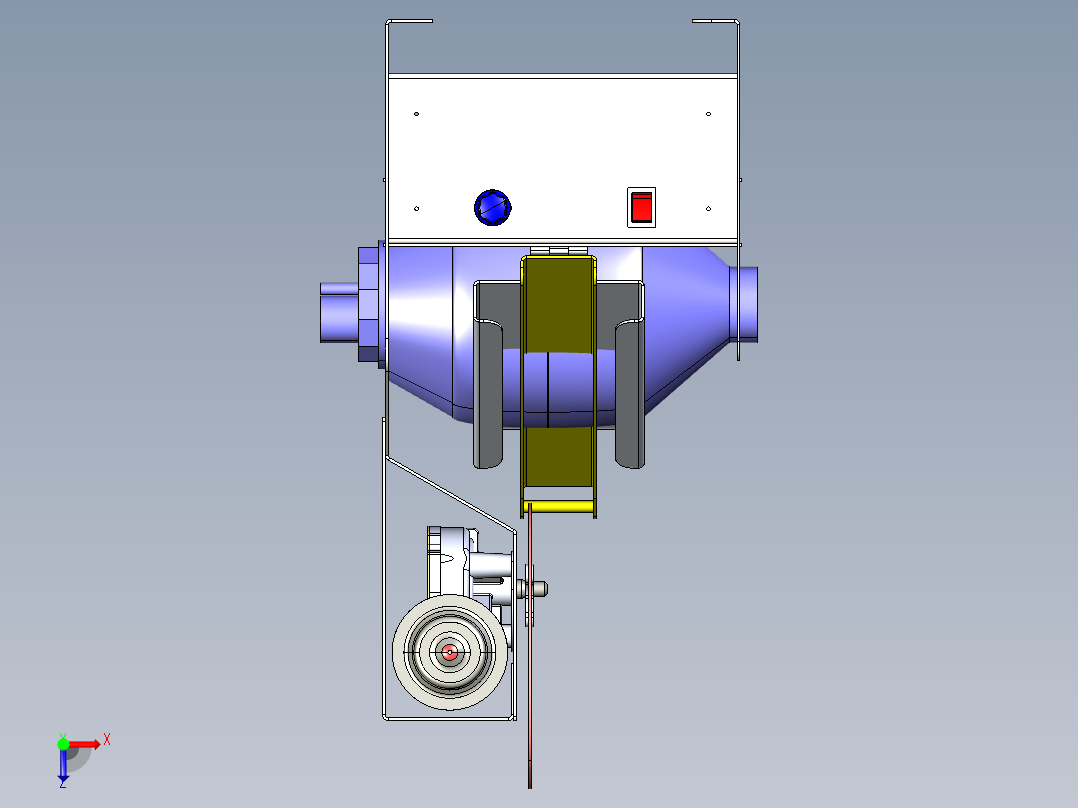 B3004026-呼吸机俯视图