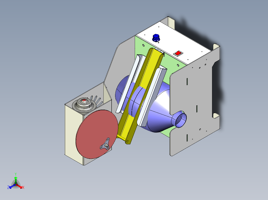 B3004026-呼吸机正等轴测图