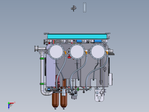 平整机低压站 STP俯视缩略图