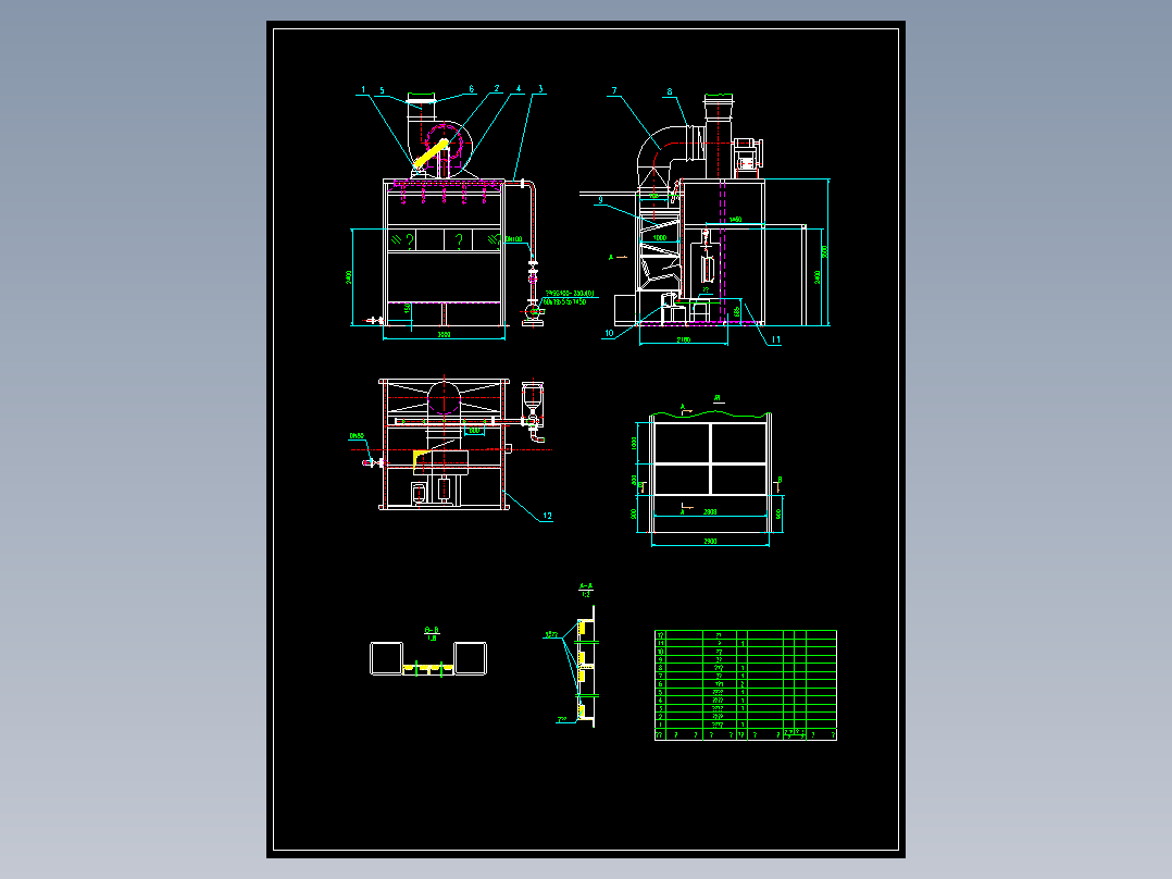 汽车涂装车间车身中涂烘干后的强冷室体