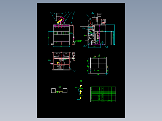 汽车涂装车间车身中涂烘干后的强冷室体
