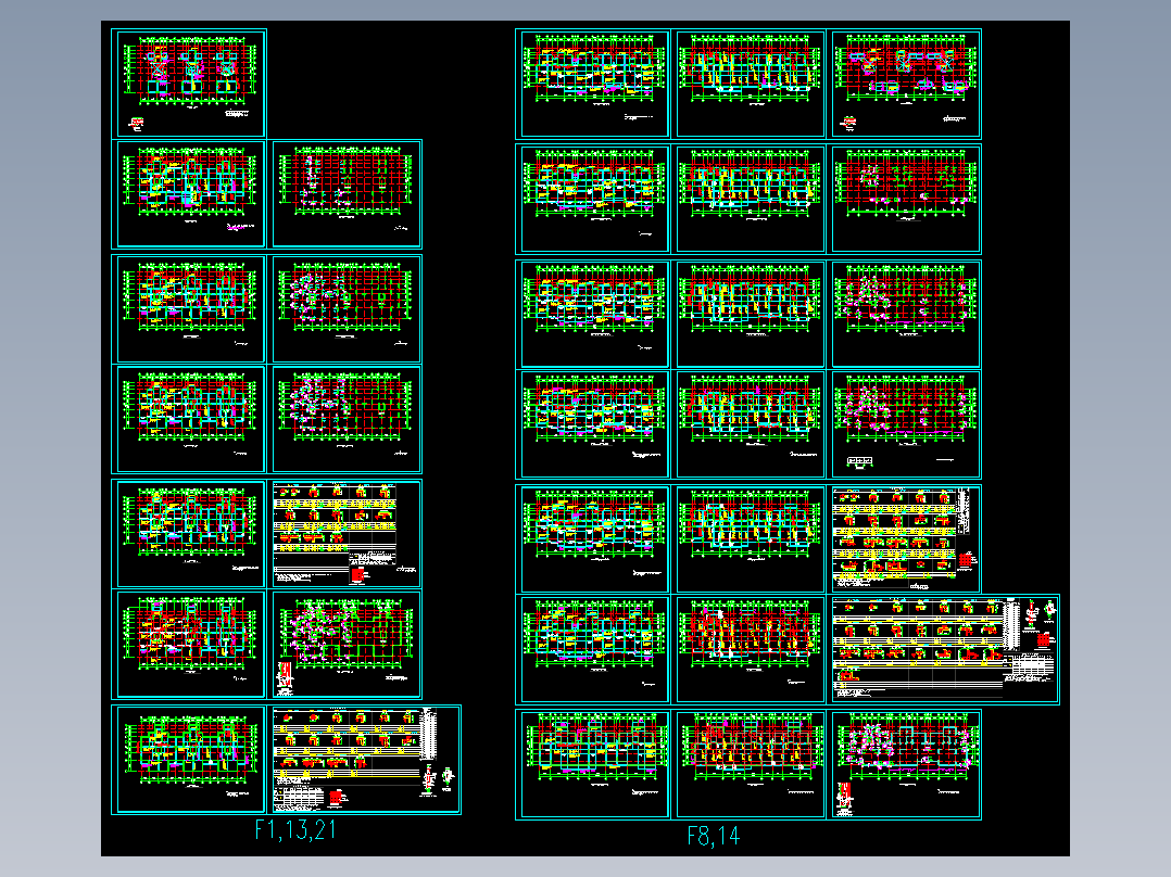 天津某18层剪力墙高层住宅楼建筑结构设计图
