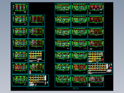 天津某18层剪力墙高层住宅楼建筑结构设计图