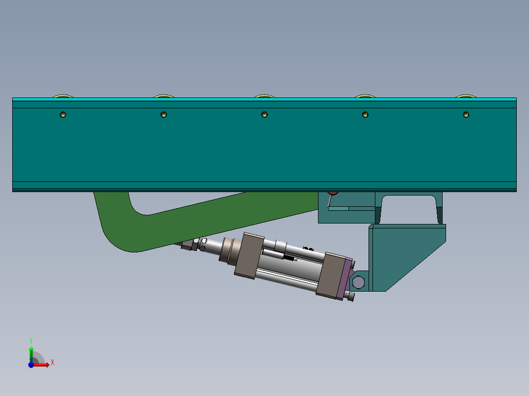 摆臂式阻挡器--483184-6前视图