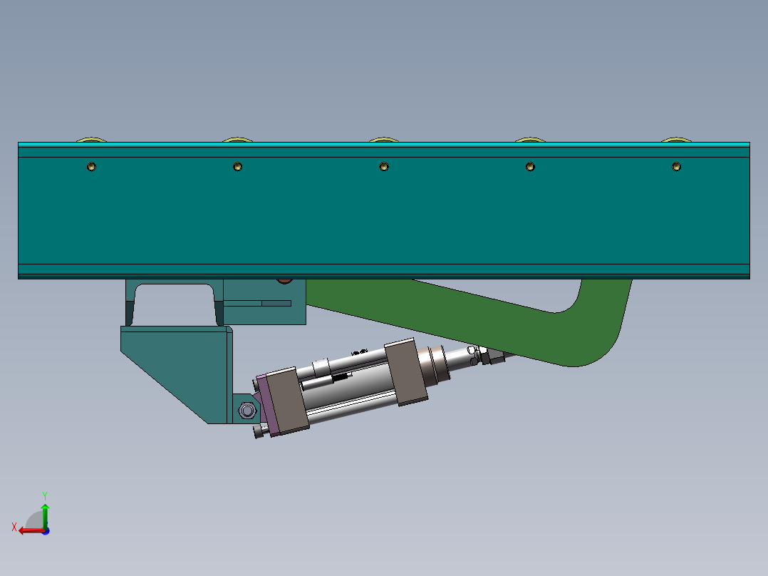 摆臂式阻挡器--483184-6后视图