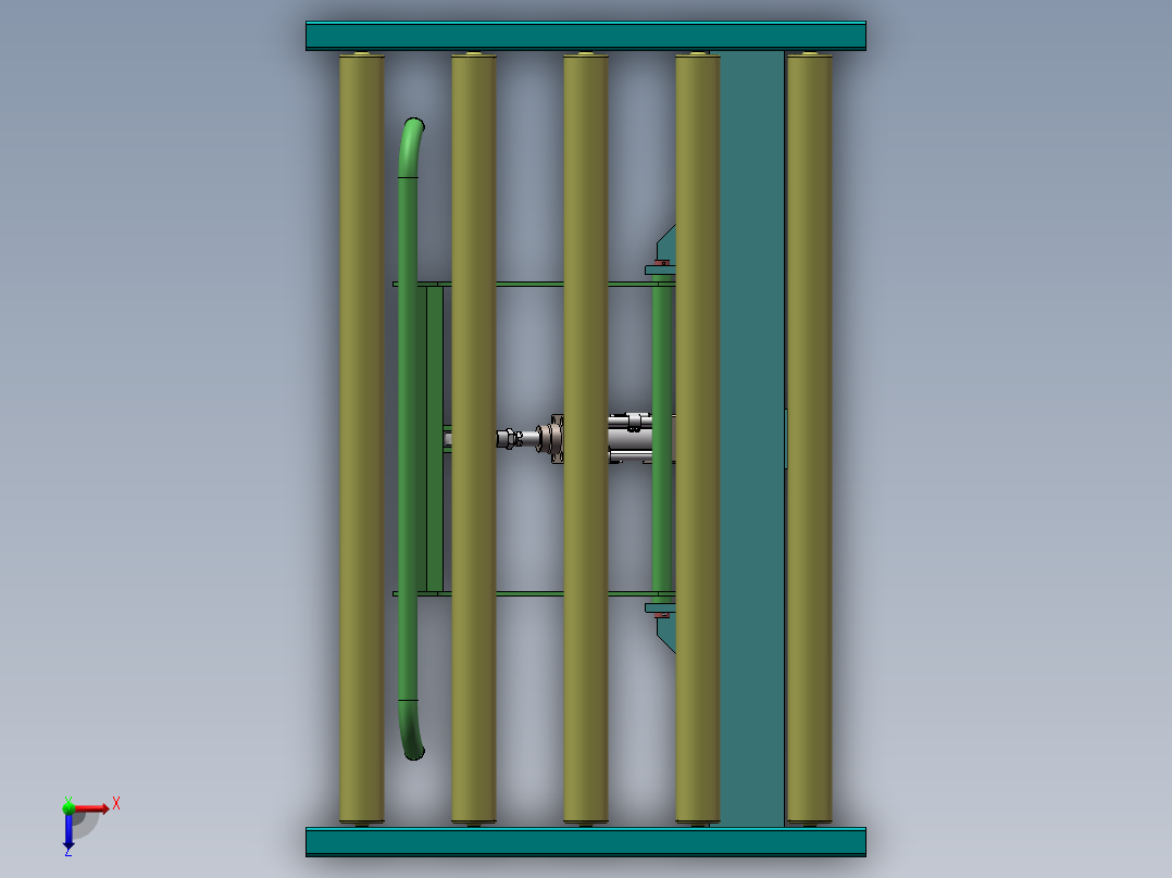 摆臂式阻挡器--483184-6俯视图