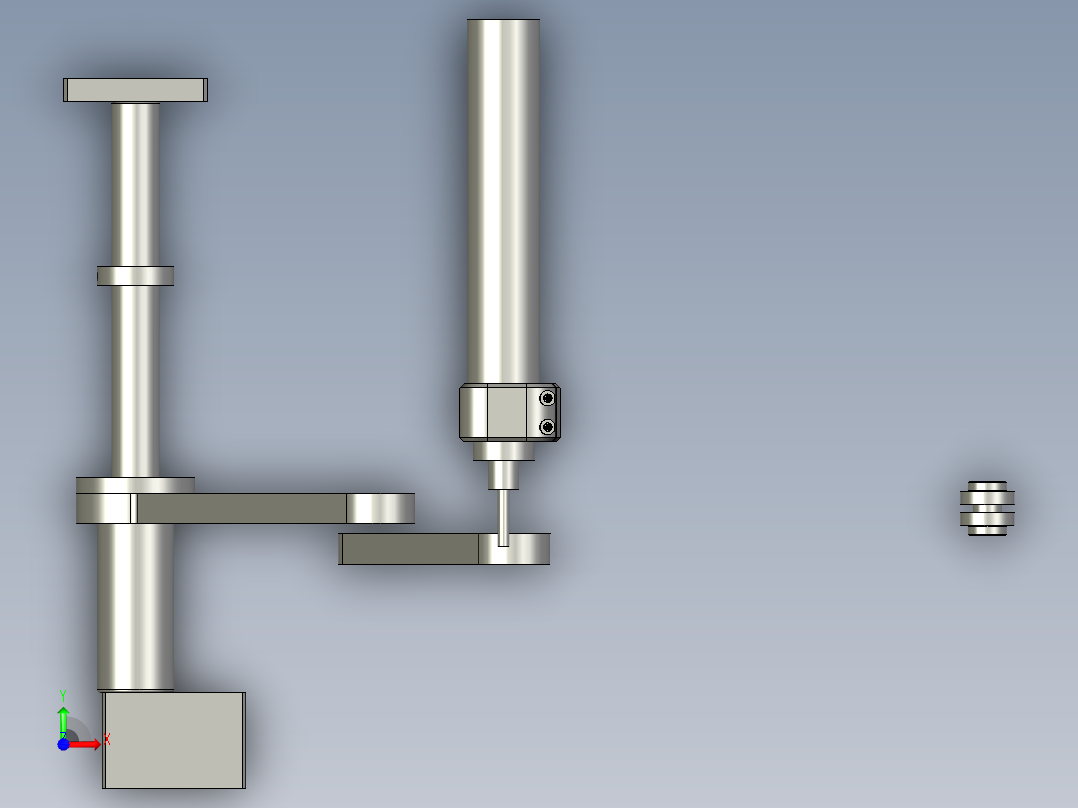 电批支架总装前视图