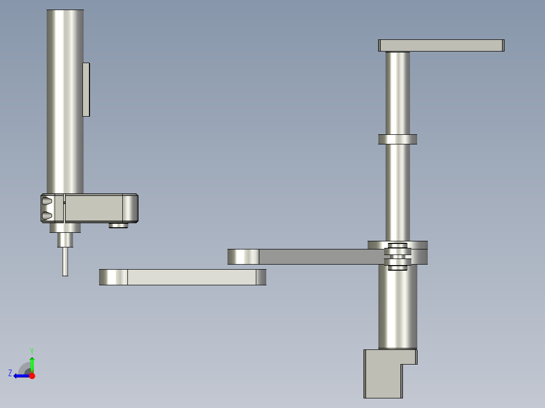 电批支架总装右视图