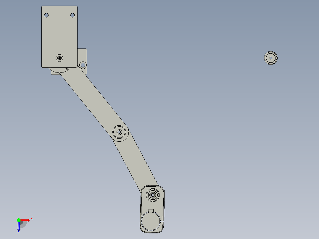 电批支架总装俯视图