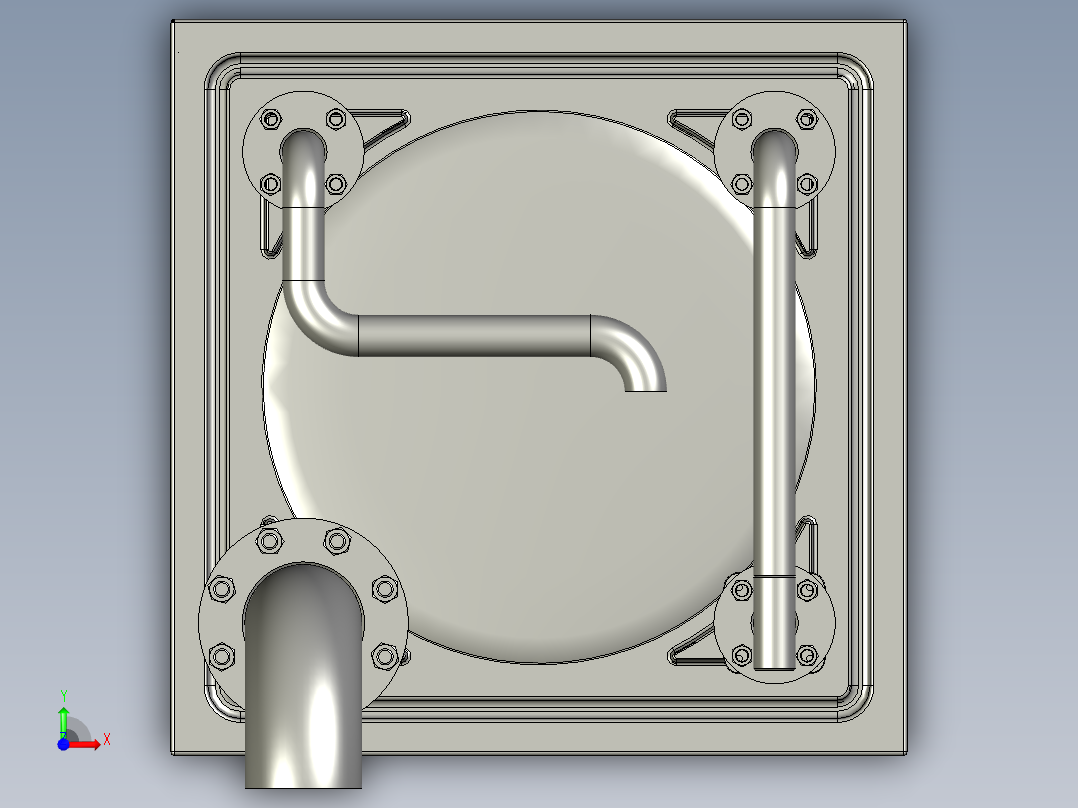 高位水箱补水模块前视图
