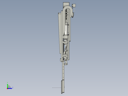 B龙门Z轴取料组件OM左视缩略图