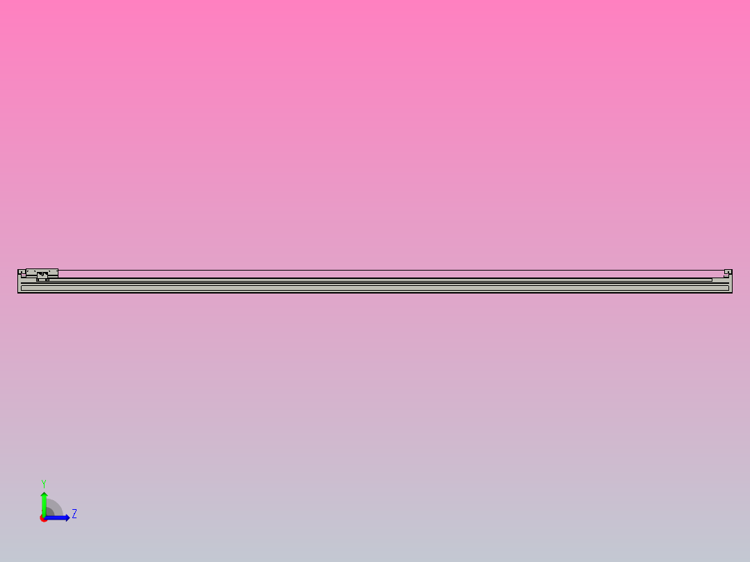 直驱直线电机轴TPA-LNP3-140-55C2-1-L2700-3-C-10-N3左视图