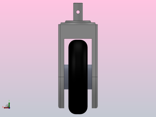 P04-04-100-402G医疗轮[P04-04-125-402G]脚轮后视缩略图
