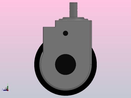 P04-04-100-402G医疗轮[P04-04-125-402G]脚轮右视缩略图