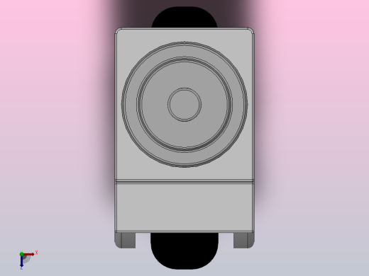 P04-04-100-402G医疗轮[P04-04-125-402G]脚轮俯视缩略图